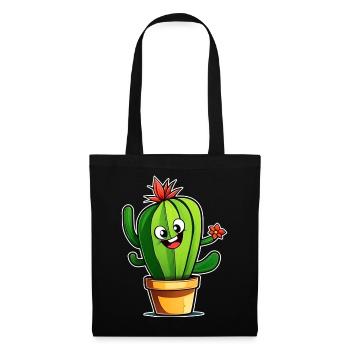 My little green cactus - Tote Bag - black - Front