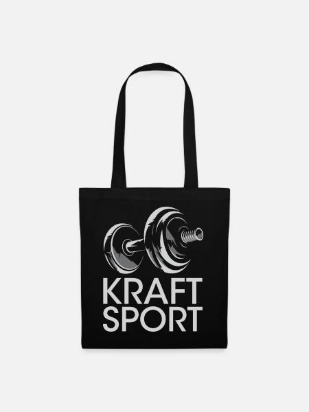 fitness kraftsport gym Training Strongman Hanteln - Stoffbeutel - Schwarz