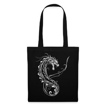 Dragon Fantasy Fire Dragon - Tote Bag - black - Front