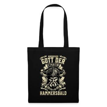 NORDISCHER GOTT DER UNGEDULD HAMMERSBALD - Stoffbeutel - Schwarz - Vorne