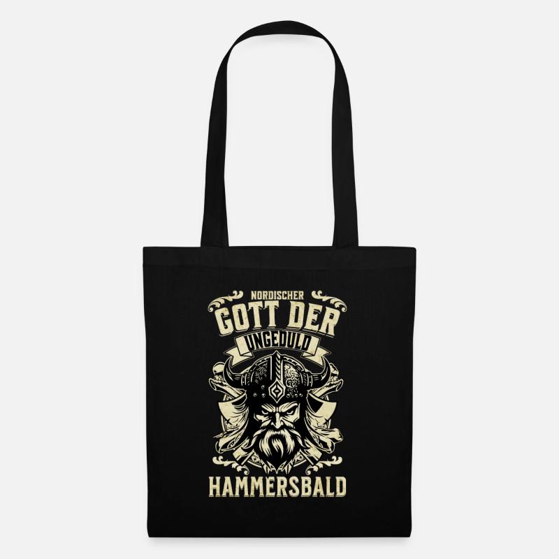 NORDISCHER GOTT DER UNGEDULD HAMMERSBALD - Stoffbeutel - Schwarz