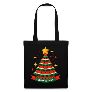 Celebrate Christmas in July with Watermelon Cheer! - Tote Bag - black - Front