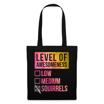 Squirrel - Tote Bag - black - Front
