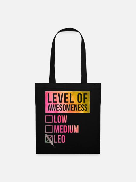 Leo Leo Leo - Tote Bag - black