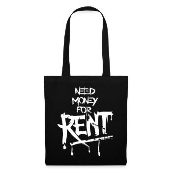 Need Money Rent Funny Sayings Money Graffiti icon - Tote Bag - black - Front