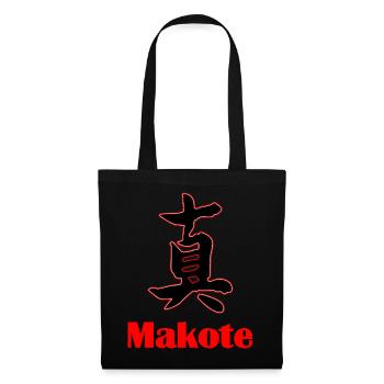 Bushidō Value: Makoto – Sincerity - Tote Bag - black - Front