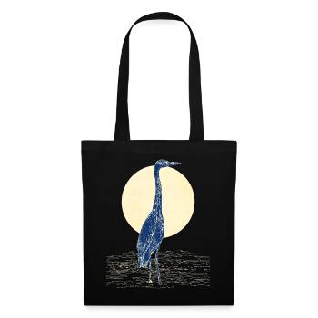 HÉRON CENDRÉ - Sac en tissu - noir - Devant