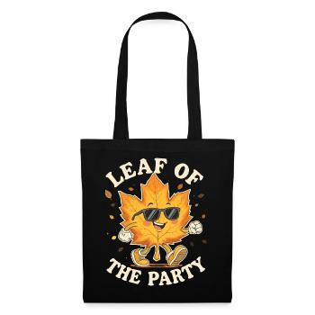 Leaf of the Party Happy Fall Harvest Autumn Leaf - Tote Bag - black - Front