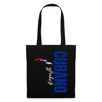Cuban pride, vertical design - Tote Bag - black - Front