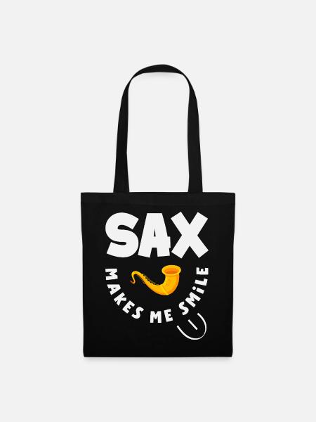 Saxofon - Stoffbeutel - Schwarz