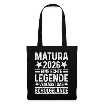 Matura 2026 : Une légende quitte l’enceinte de l’école - Sac en tissu - noir - Devant