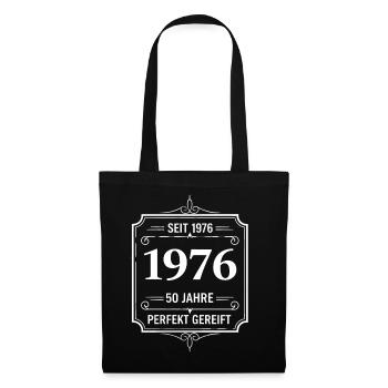 Millésime 1976 – 50 ans parfaitement maturé - Sac en tissu - noir - Devant