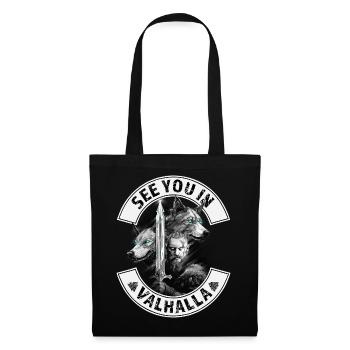 On se voit à Valhalla - Sac en tissu - noir - Devant
