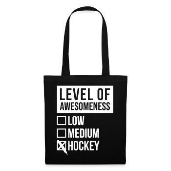Hockey Hockey Hockey - Sac en tissu - noir - Devant