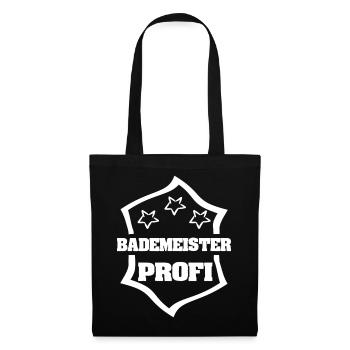 maître nageur - Sac en tissu - noir - Devant