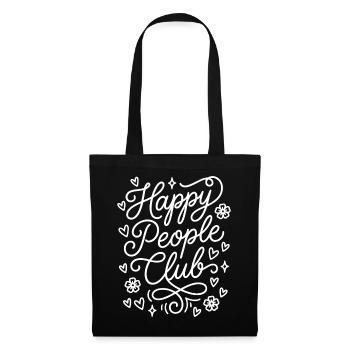 Happy People Club - Tote Bag - black - Front