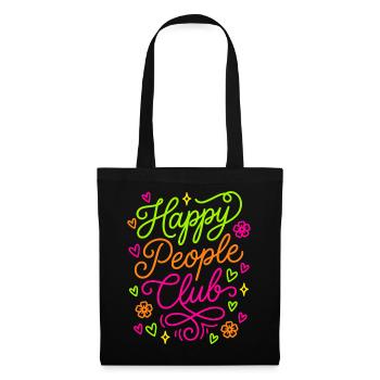 Happy People Club - Tote Bag - black - Front