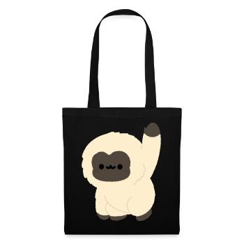 Kawaii Gibbon - Stoffbeutel - Schwarz - Vorne