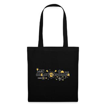 Creative Worker - Sac en tissu - noir - Devant
