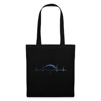 Paragliding Paraglider Paragleiten Gleitschirm - Tote Bag - black - Front