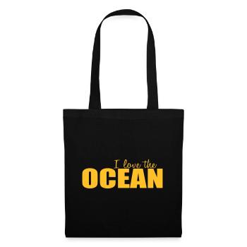 I LOVE THE OCEAN - Tote Bag - black - Front