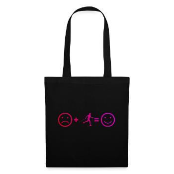Marche Femmes Hommes Marche nordique - Sac en tissu - noir - Devant