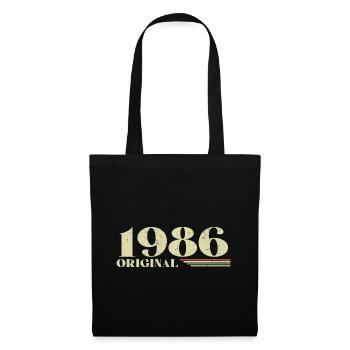 Original 1986 Vintage 1986 Retro Birthday 1986 - Tote Bag - black - Front