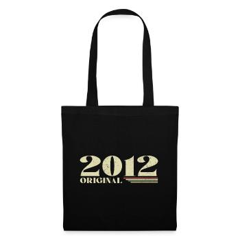 Original 2012 Vintage 2012 Retro Birthday 2012 - Tote Bag - black - Front