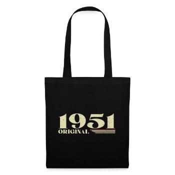 Original 1951 Vintage 1951 Birthday 1951 Retro - Tote Bag - black - Front