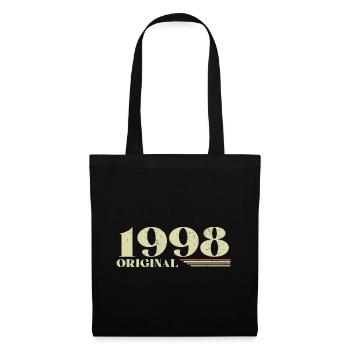 Original 1998 Vintage 1998 Retro Birthday 1998 - Tote Bag - black - Front