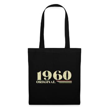 Original 1960's Vintage 1960's Retro 1960's Birthday - Tote Bag - black - Front