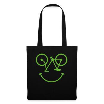 Bicycle / Bike / Bicycle - Cycling - Tote Bag - black - Front
