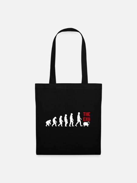 ÉVOLUTION DRÔLE DRÔLE - Sac en tissu - noir