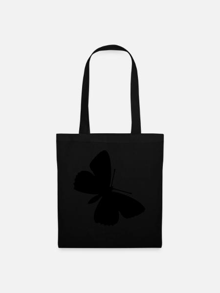Schmetterlinge: Polyommatus Hippothoe - Tote Bag - black