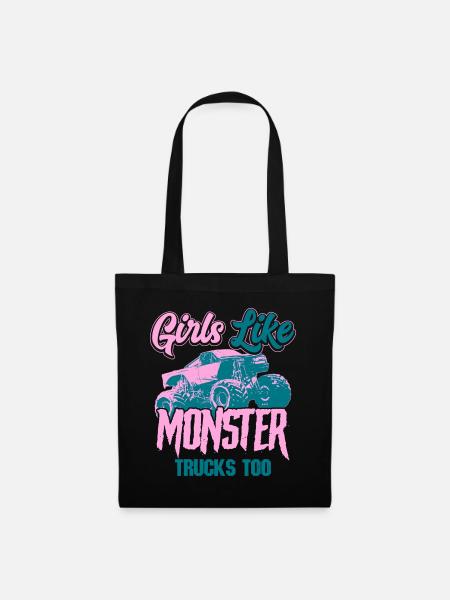 Monstertruck - Stoffbeutel - Schwarz