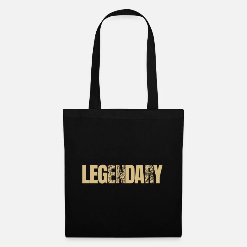 Bodybuilder Leg Day Langhantel Krafttraining - Stoffbeutel - Schwarz