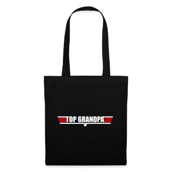 top grandpa - Tote Bag - black - Front