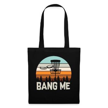 Disc golf Bang me - Sac en tissu - noir - Devant