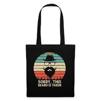 Sorry This Beard is Taken - Tote Bag - black - Front