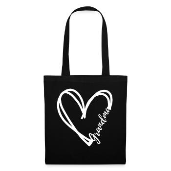 ICH LIEBE OMA. OMA GESCHENK. - Stoffbeutel - Schwarz - Vorne
