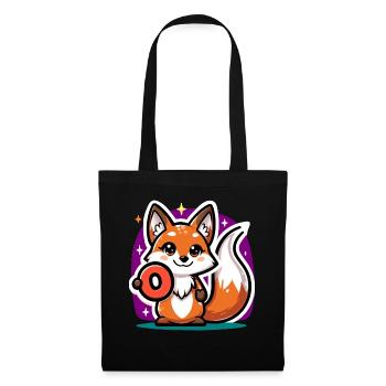 Adorable Zero No More Fox - Tote Bag - black - Front