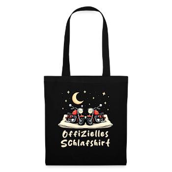 offizielles schlafshirt pärchen simson s51Moto - Stoffbeutel - Schwarz - Vorne