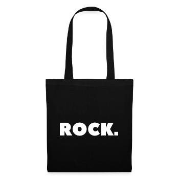 ROCK. - Musiker Konzert - Stoffbeutel - Schwarz - Vorne
