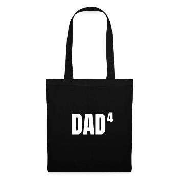 Dad Dad Daddy Daddy Kids 4 Math Gift - Tote Bag - black - Front