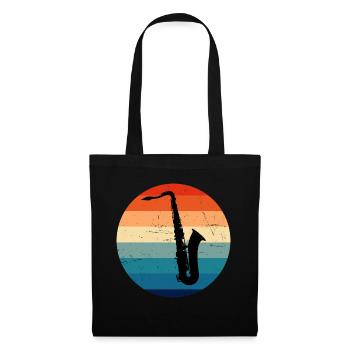 Saxophone Saxophone Homme Saxophone - Sac en tissu - noir - Devant