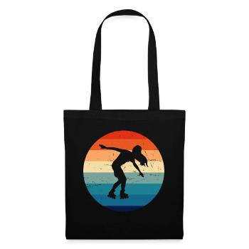 Roller Skate Men Women's Rollerskate Roller Skating - Tote Bag - black - Front
