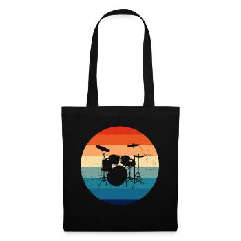 Drummer Drumming Drums - Tote Bag - black - Front