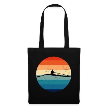 Aviron Rameurs Hommes Aviron Femmes - Sac en tissu - noir - Devant