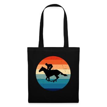 Equestrian Show Jumping Equestrian Hunting Riding - Tote Bag - black - Front