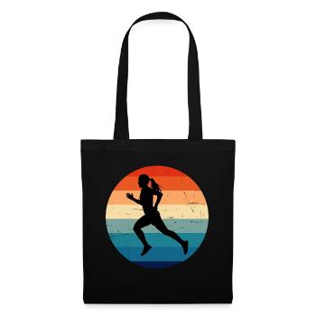 Ski de fond Jogging Running Hommes - Sac en tissu - noir - Devant